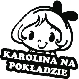 karolina-w-samochodzie-naklejka-18x15-kolory