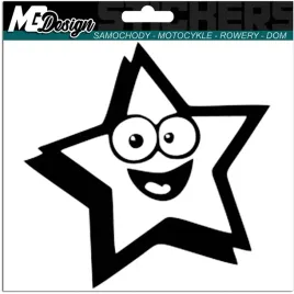 gwiazdka-stars-usmiech-naklejka-na-auto-15x15cm