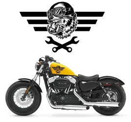 naklejka-na-motor-motyw-extreme-ride-fast-9x30-cm