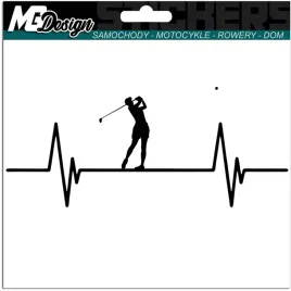 naklejka-puls-linia-zycia-golf-gra-w-golfa-22x9
