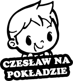 czeslaw-w-samochodzie-naklejka-18x15-kolory