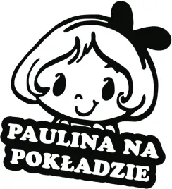 paulina-w-samochodzie-naklejka-18x15-kolory