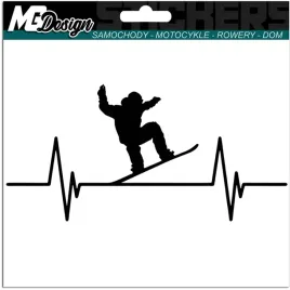 naklejka-puls-linia-zycia-snowboard-deska-22x11