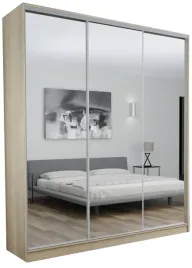 szafa-3d-flores-180x250-sonoma-lustro-pelne-wysoka
