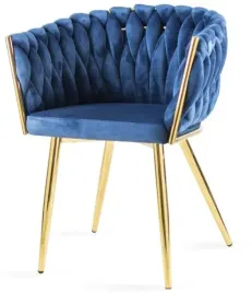 krzeslo-plecione-lugano-fotel-treccia-blue-velvet-gold-lugano