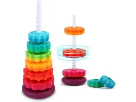 kolorowa-piramida-sensoryczna-zakrecona-wieza-edukacyjna-krazki-do-ukladani
