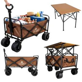 wozek-transportowy-luaro-plazowy-skladany-ze-stolikiem-2w1