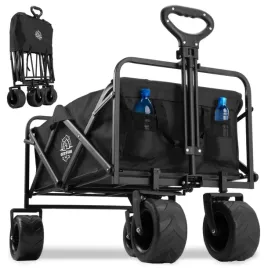 wozek-ogrodowy-plazowy-skladany-koral-czarny