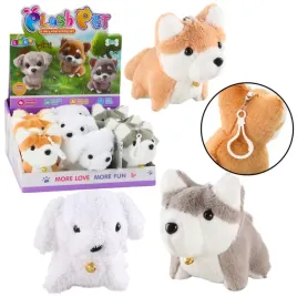pluszowy-piesek-z-krecacym-ogonkiem-brelok-zawieszka-lean-toys