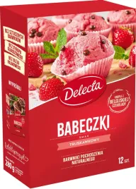 del-babeczki-truskawkowe-280-g