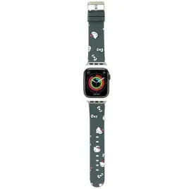 pasek-hello-kitty-heads-and-bows-pattern-na-apple-watch-38-40-41mm-czarny