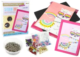 zestaw-diy-cekiny-szpilki-lama-ramka-kolorowy