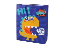 papierowa-torba-prezentowa-granatowa-dinozaur-415cm-x-30cm-x-12cm