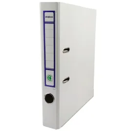 segregator-dzwigniowy-a4-ekobox-50mm-bialy-waski-cienki-biurowy