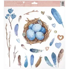 witraz-naklejki-z-folii-statycznej-na-okno-budka-piora-wiosenne