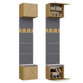 garderoba-do-przedpokoju-50x238-z-siedziskiem-waska-dab-artisan
