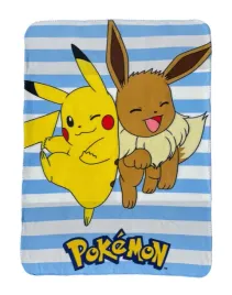 koc-kocyk-polarowy-pokemony-pikachu-i-eevee-pokemon-100x140-cm