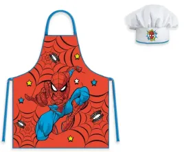 spiderman-fartuszek-dzieciecy-ochronny-z-czapka-szkola-kuchnia-marvel