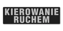 emblemat-kierowanie-ruchem-odblaskowy-na-rzepie-31-x-10-cm