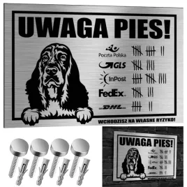 nierdzewna-tabliczka-uwaga-pies-cocker-spaniel-30x20-aluminium