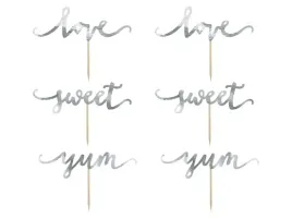 love-do-muffinek-6szt-srebrny-13cm