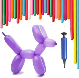 balony-do-modelowania-pompka-kolorowe-50szt