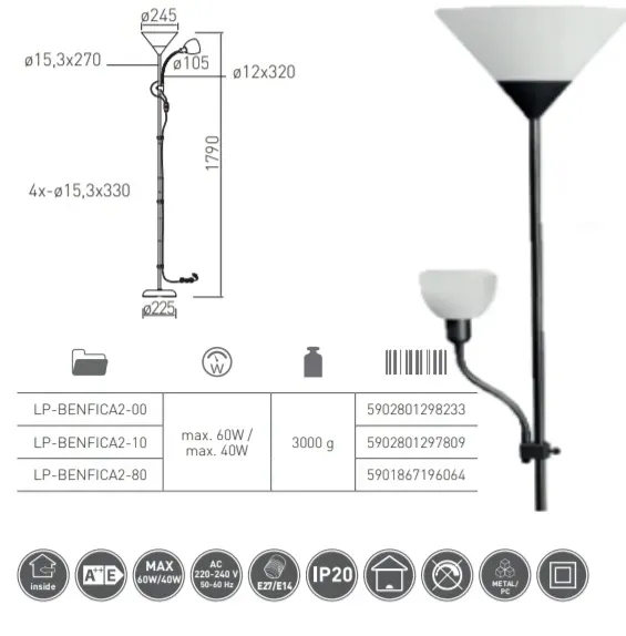 lampa-podlogowa-benfica-2max-60w-e27max-40w-e14czarna-srednica-szerokosc-klosza-24-5-cm