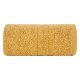 musztardowy-recznik-klasyczny-z-bawelny-frotte-chlonny-70x140