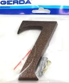 cyfra-7-aluminiowa-100mm-miedz-antyczna