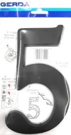 cyfra-5-tworzywo-190mm-czarny-antyk-0a