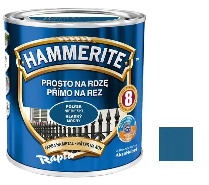 akzo-hammerite-polysk-niebieski-07l-stan-nowy