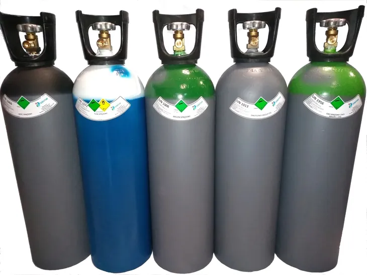 ALUMINIOWA PEŁNA Butla Butle TIG ARGON 13,4L LEKKA