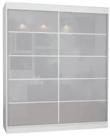 szafa-2d-140-cm-niska-biala-lacobel-szary