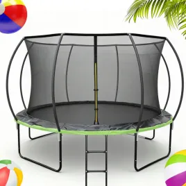 trampolina-ogrodowa-dla-dzieci-366-cm-drabinka-siatka-zabezpieczajaca-12ft