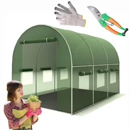 tunel-ogrodowy-foliowy-szklarnia-3x2-m-zielony-6-m2-sekator-rekawiczki