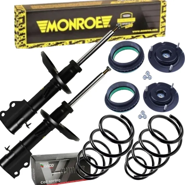 MONROE AMORTYZATORY PRZÓD + SPRĘŻYNY PEUGEOT 508 I 2.0HDI + PODUSZKI