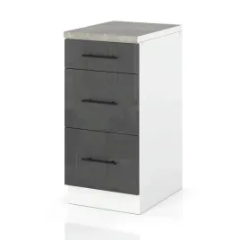 szafka-kuchenna-dolna-stojaca-3-szuflady-szary-polysk-40cm-meble-kuchenne