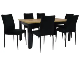 stol-90x160-200-cm-craft-6-krzesel-industrialne-ik-10-czarne