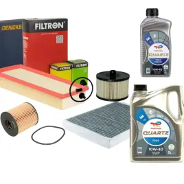 filtron-zestaw-filtrow-olej-total-10w40-citroen-c5-peugeot-407-2-0hdi