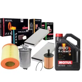 olej-5w30-motul-x-clean-zestaw-filtrow-do-audi-a6-c6-2-0-tdi-121-136-140km