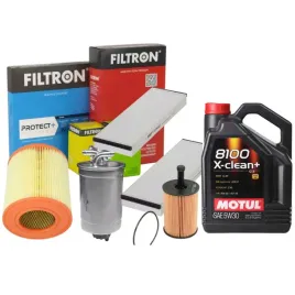filtron-zestaw-filtrow-olej-5w30-motul-x-clean-do-audi-a6-c6-2-0-tdi