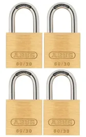 zestaw-4-klodek-abus-jarzmowa-mosiezna-60-30-system-jednego-klucza