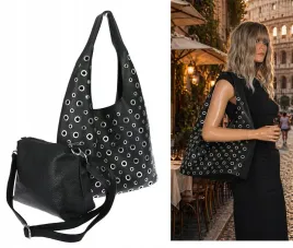 torebka-damska-shopper-2w1-worek-listonoszka-z-cwiekami-torba-3505-czarna