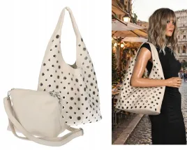 torebka-damska-shopper-2w1-worek-listonoszka-z-cwiekami-torba-3505-bezowa