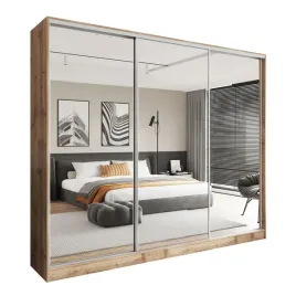 szafa-przesuwna-270-cm-dab-wotan-3-lustra-i-4-szuflady
