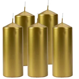 zestaw-5-swiec-stolowych-walec-klasyczna-swieczka-15cm-48h-zlota-swiateczna