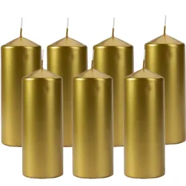 zestaw-7-swiec-stolowych-walec-klasyczna-swieczka-15cm-48h-zlota-swiateczna