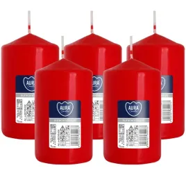 zestaw-5-swiec-stolowych-walec-klasyczna-swieczka-15cm-48h-czerwona