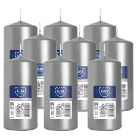 zestaw-9-swiec-stolowych-walec-klasyczna-swieczka-10cm-srebrna