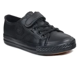 buty-trampki-dzieciece-chlopiece-czarne-ekoskora-na-rzepy-news-1004